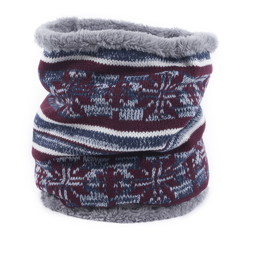 Neck Gaiter Fleece - OVTRB Ciepłe dzianinowe szaliki z podszewką