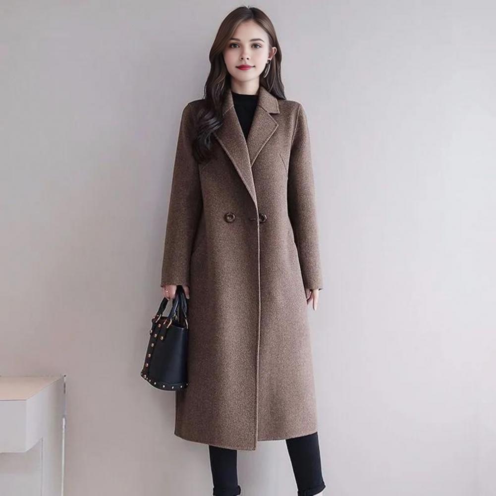 Wool Coat Peacoat - Damski płaszcz wełniany, damski wełniany płaszcz