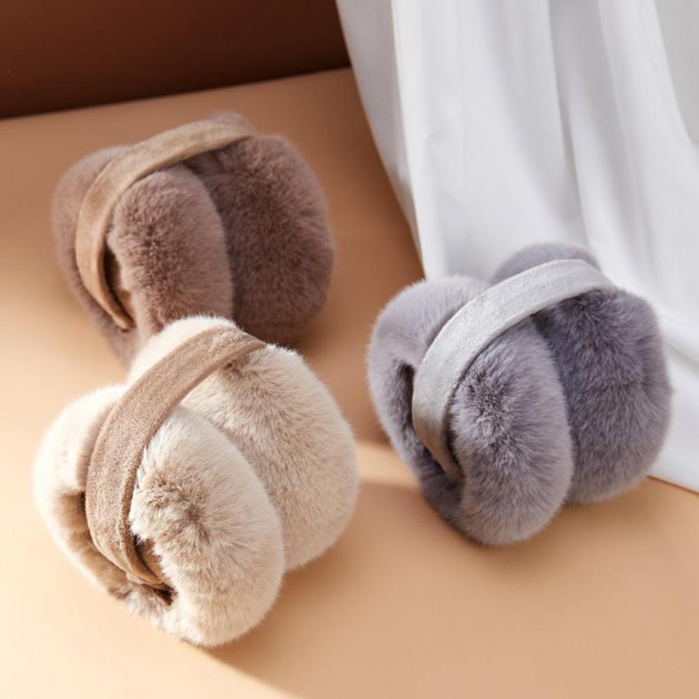 Earmuffs Foldable - Damskie zimowe nauszniki pluszowe ucho składane