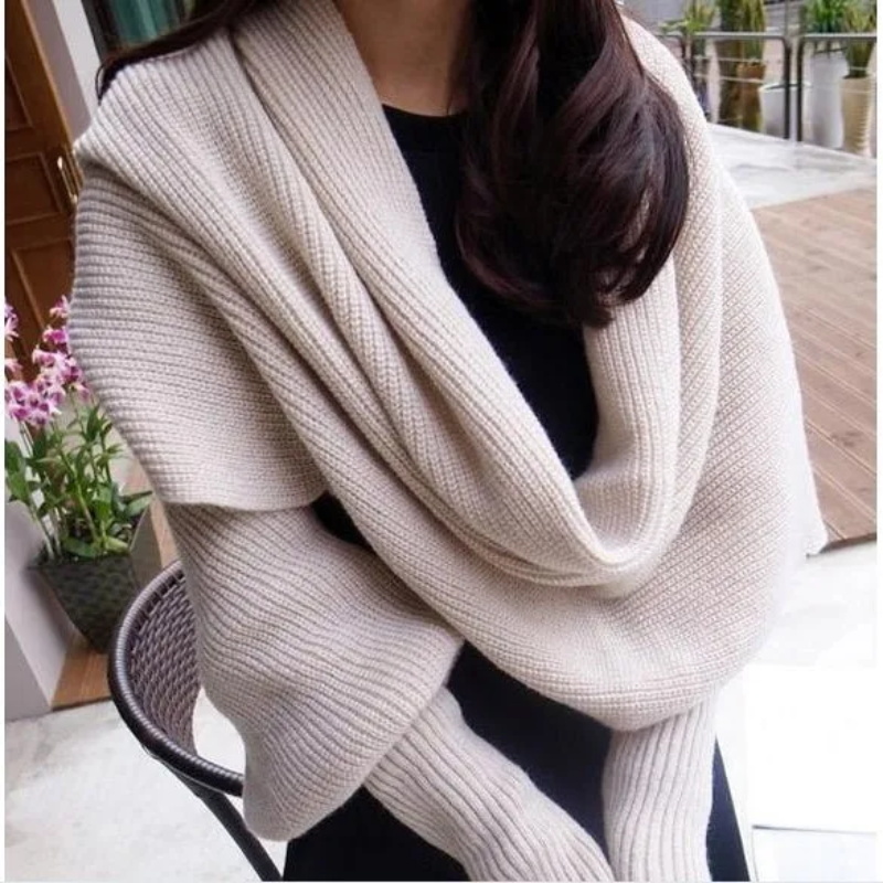 Wool Scarf Men - SupSindy Damskie szaliki zimowe europejskie i