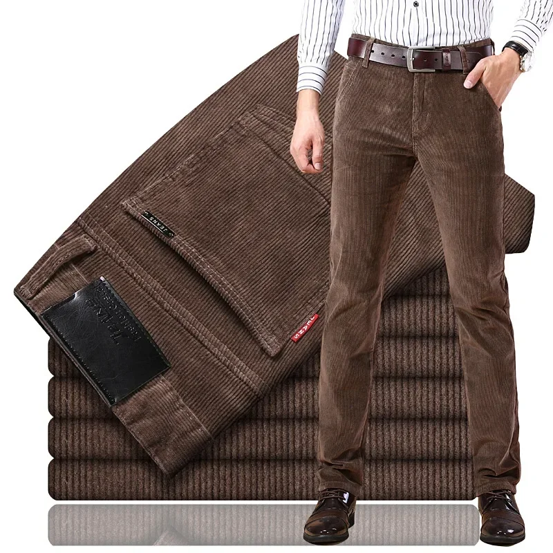 Corduroy Pant Warm - Męskie spodnie sztruksowe na wiosnę i