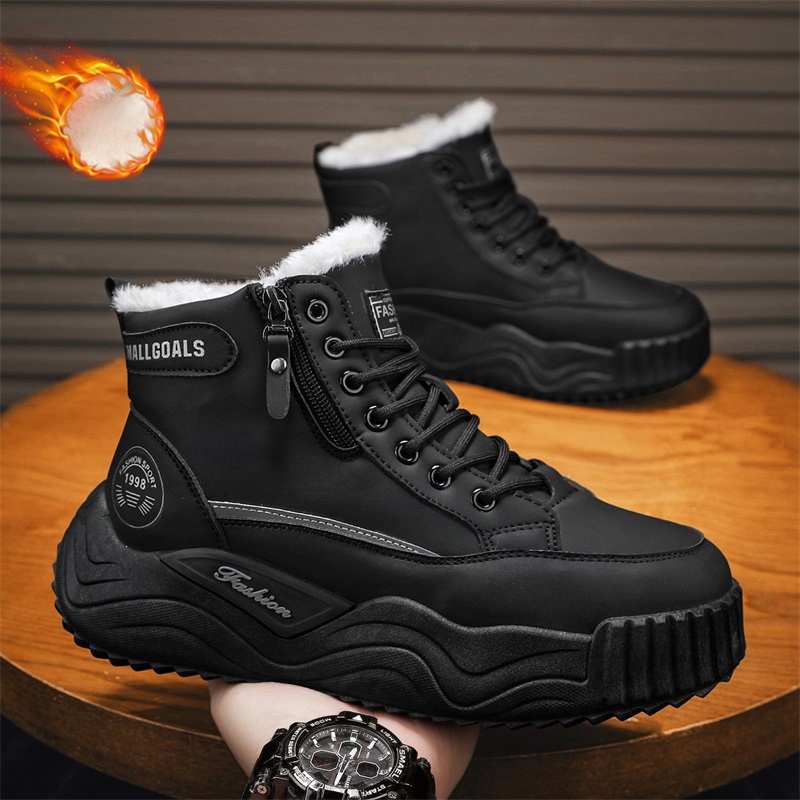 Waterproof Winter Boot - Męskie zimowe buty śniegowce termiczne ocieplane