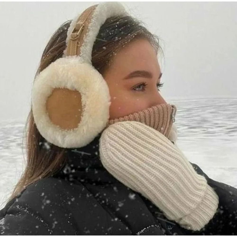 Earmuffs Foldable - Pluszowe nauszniki cieplej składane osłona uszu