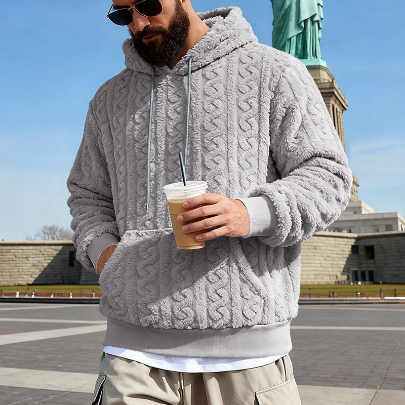 Męska bluza polarowa z kapture – Sherpa Hoodie Fleece recenzja i cena