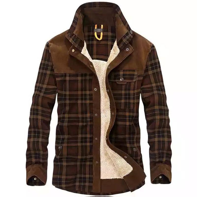 Męska koszula-kurtka w stylu v – Flannel Shirt Lined recenzja i cena