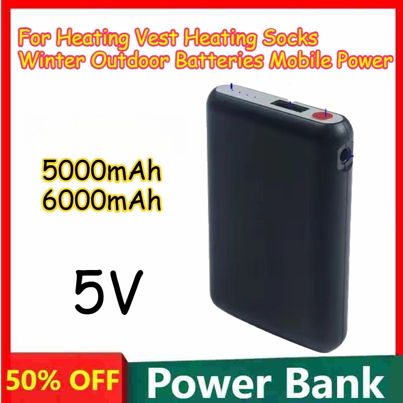 Akumulatory 5000mAh 6000mAh 5V – Heated Vest Battery recenzja i cena