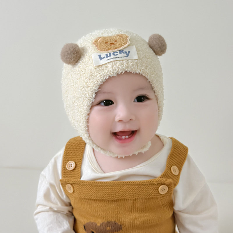Urocza czapka z uszkami misia  – Knit Beanie Hat Warm recenzja i cena
