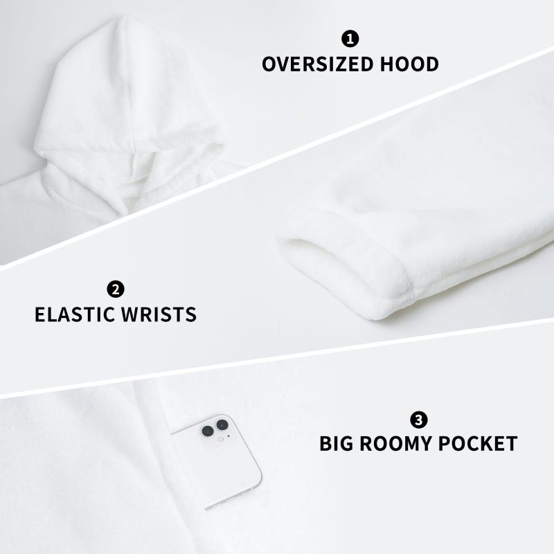 Bluza z kapturem z motywem drz – Sherpa Hoodie Fleece recenzja i cena