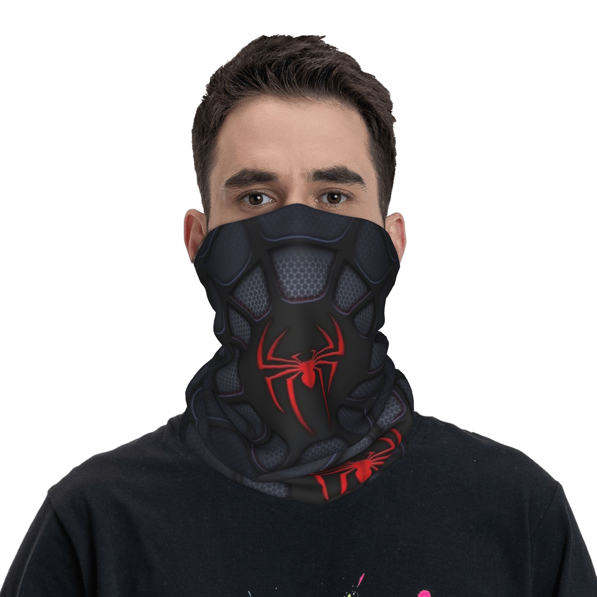 Opaska na głowę z motywem pają – Neck Gaiter Fleece recenzja i cena
