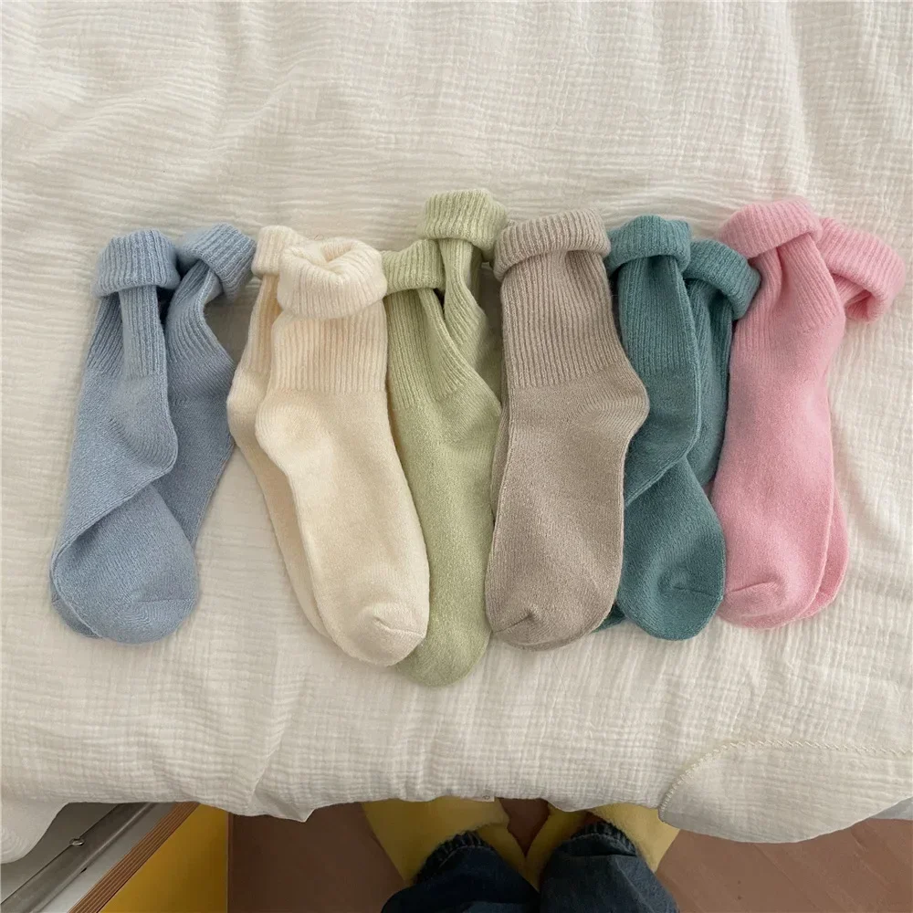 Jednolity kolor kobiety zimowe – Thermal Sock Wool recenzja i cena