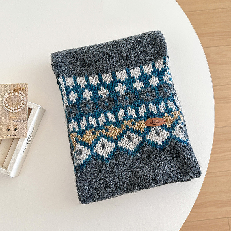szalik żakardowy dla kobiet i  – Wool Scarf Men recenzja i cena