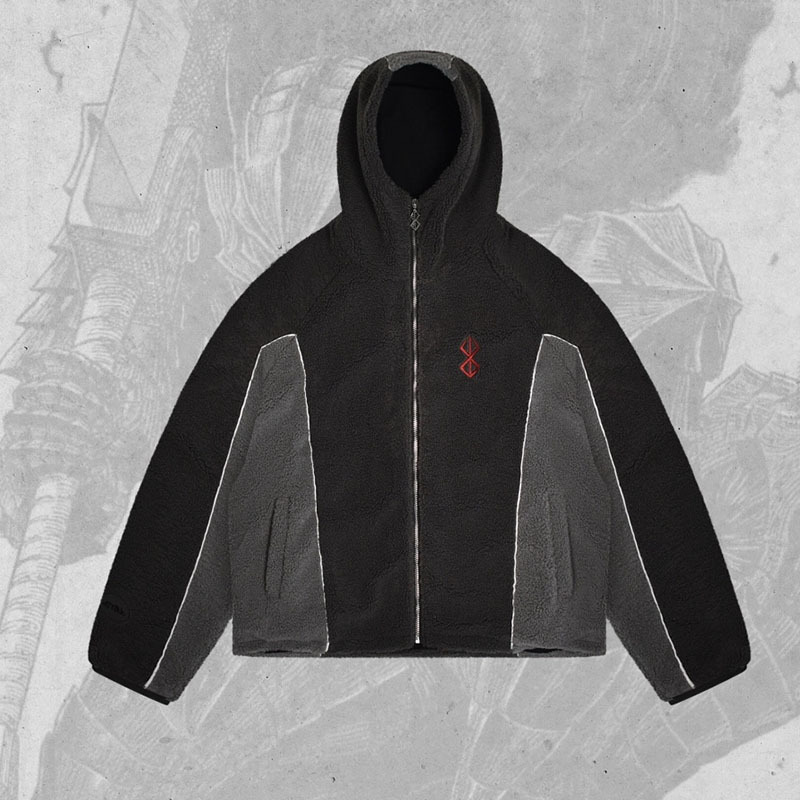 Kurtka unisex z kapturem z pol – Sherpa Hoodie Fleece recenzja i cena