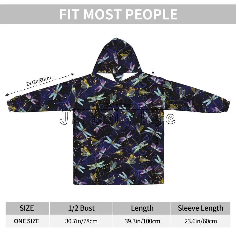 Koc z kapturem Dragonfly Galax – Sherpa Hoodie Fleece recenzja i cena