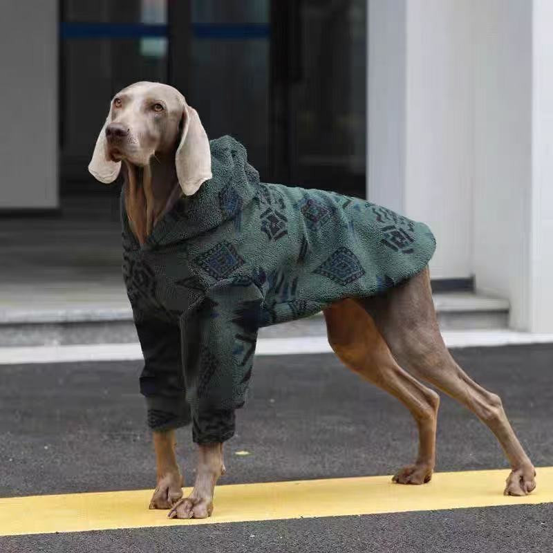 Zimowy ciepły płaszcz dla psa  – Sherpa Hoodie Fleece recenzja i cena