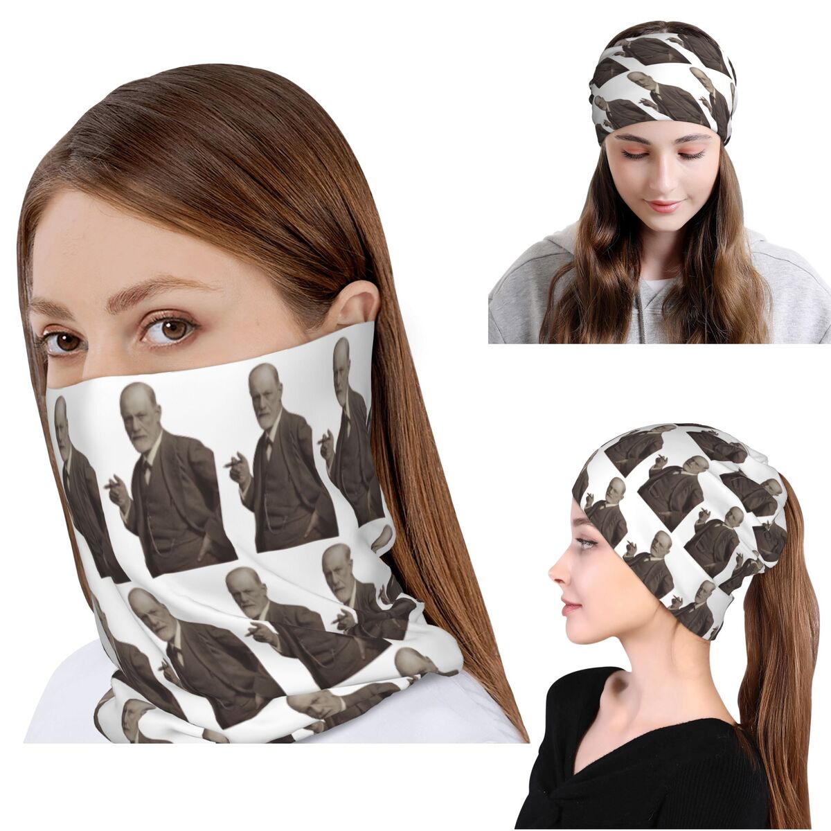 Freud z cygarą, różowa bandana – Knit Beanie Hat Warm recenzja i cena