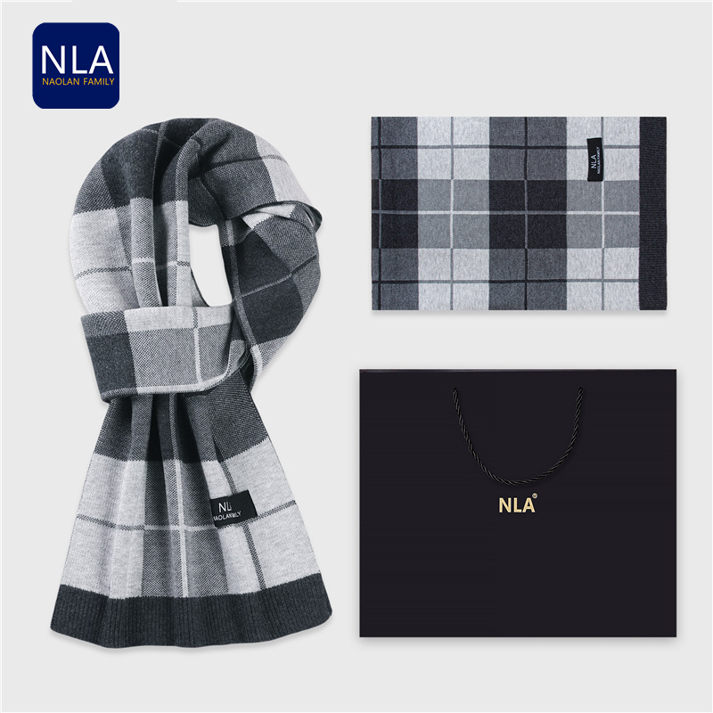 Pudełko prezentowe Dzianinowy  – Wool Scarf Men recenzja i cena