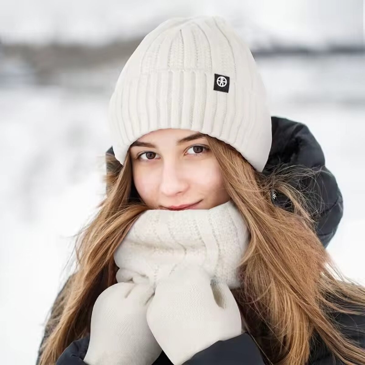 3szt Zimowa czapka z daszkiem  – Wool Scarf Men recenzja i cena