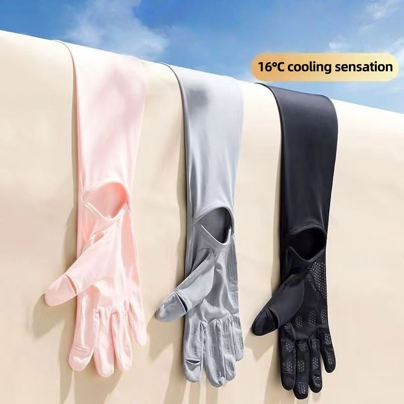 Rękawki z jedwabiu lodowego z  – Touch Screen Gloves recenzja i cena