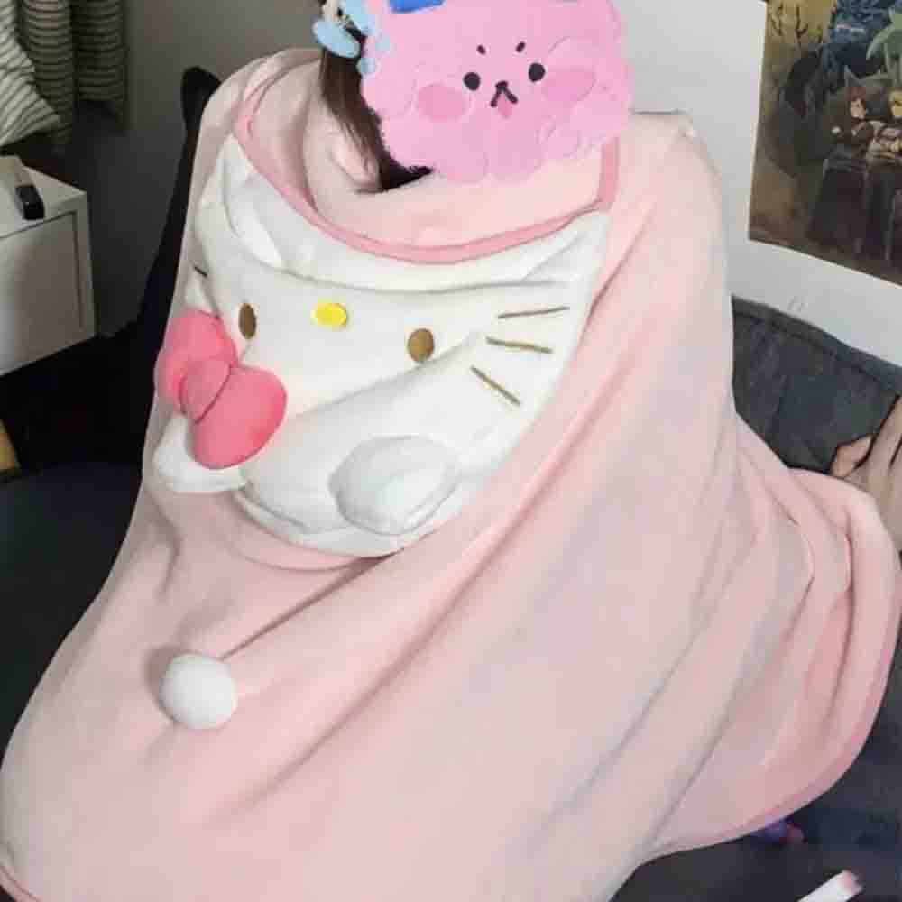 Uroczy płaszcz Hello Kitty, sz – Shawl Wrap Winter recenzja i cena