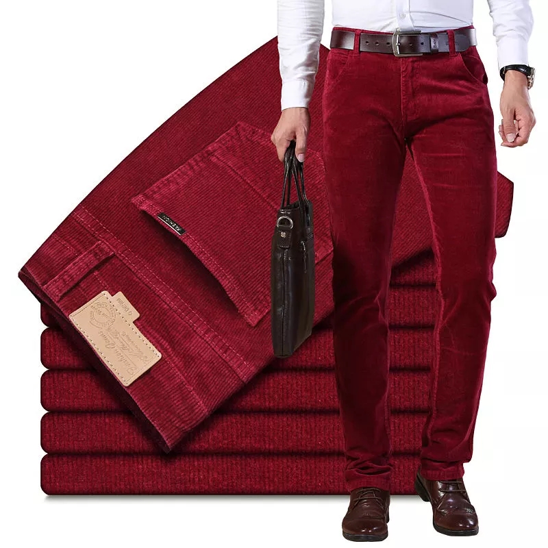 Jesienne zimowe męskie grube c – Corduroy Pant Warm recenzja i cena